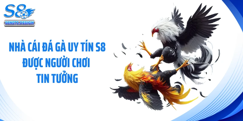 Nhà cái đá gà uy tín S8 được người chơi tin tưởng